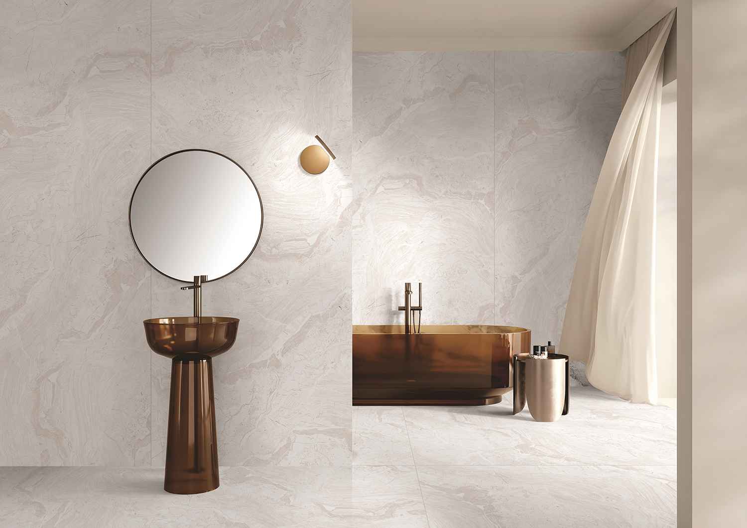 Silver Fantasy Marble - Polished