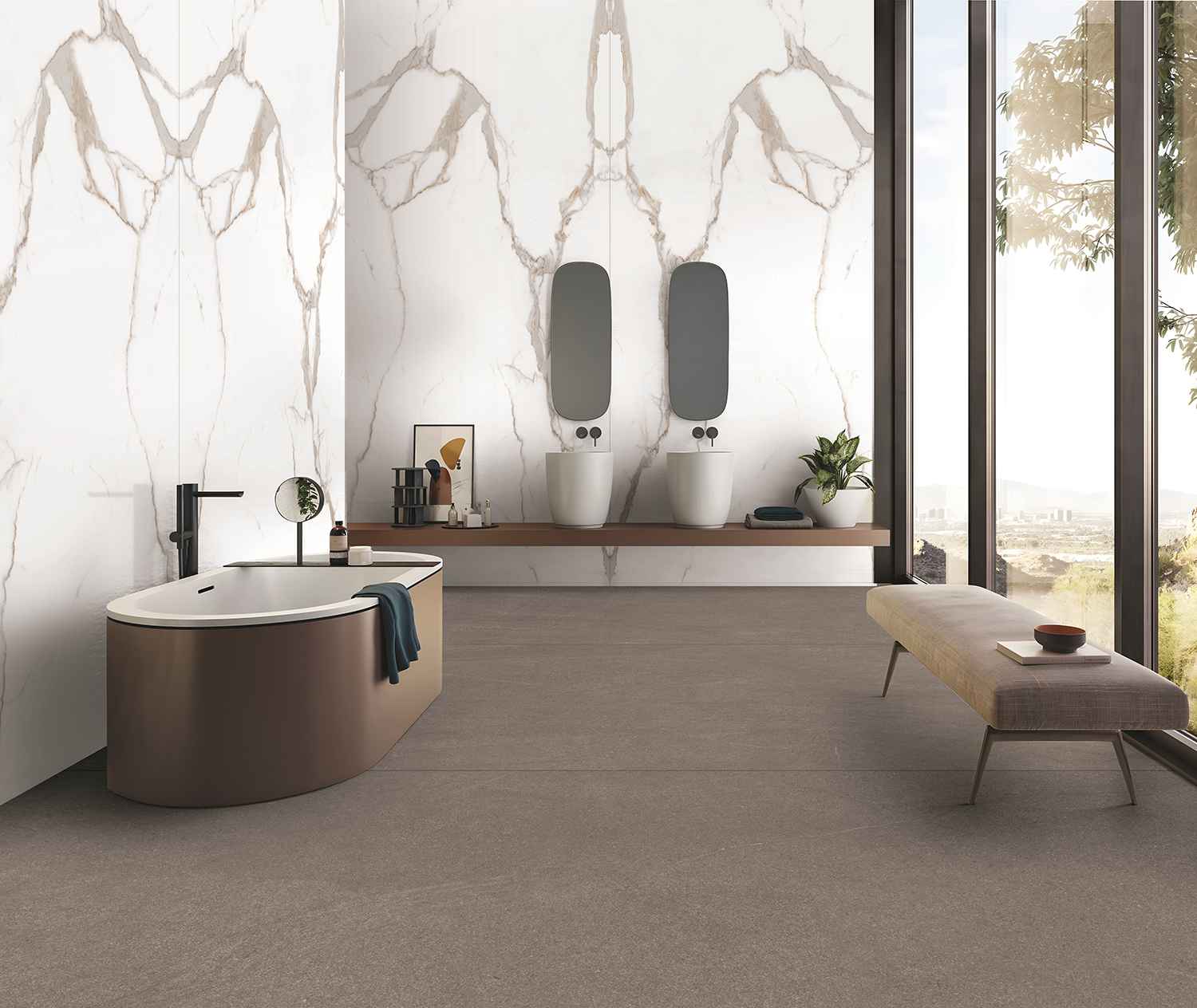 Silver Fantasy Marble - Polished