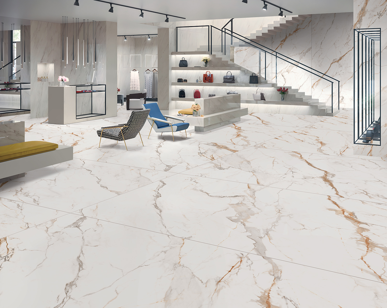Silver Fantasy Marble - Polished